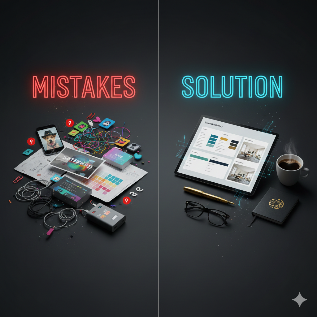 Small business branding mistakes beginners make